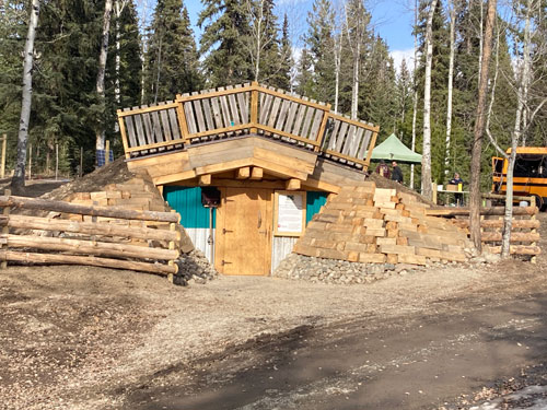 Photo of new root cellar